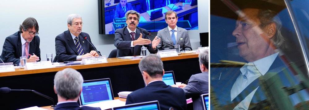 Foi aprovada na sessão desta quinta-feira 27 a convocação de sete pessoas, entre as quais o ex-ministro da Casa Civil José Dirceu; o presidente da construtora Odebrecht, Marcelo Odebrecht; e o ex-diretor da área Internacional da Petrobras Jorge Zelada; os requerimentos foram votados para que a comissão possa ouvir presos que ainda não tinham convocação na próxima segunda-feira 31, em Curitiba, onde estão presos no âmbito da Operação Lava Jato; três executivos da empresa Arxo Industrial ficaram calados na sessão de hoje na CPI; já a empresária Cristina Palmaka, presidente da SAP Brasil, negou em depoimento pagamento de propinas à Petrobras