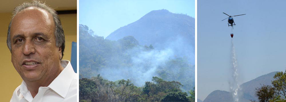 O governador Luiz Fernando Pezão (PMDB) espera que nas próximas 48 horas o incêndio que atinge a região serrana do Rio seja controlado; de acordo com o gestor, "este é um incêndio de magnitude nunca vista na região. Todas as medidas estão sendo tomadas pela Defesa Civil"; bombeiros que atuam na região, contarão com o auxílio de mais quatro helicópteros, enviados pelo governo federal