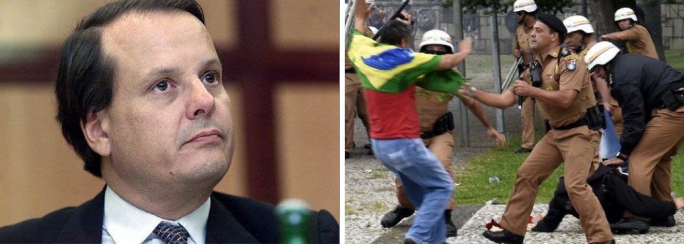 Jornal dirigido por Francisco de Mesquita Neto justificou as portas fechadas da Assembleia Legislativa do Paraná, na última quarta-feira, como por receio do "tumulto" e do "vandalismo" dos professores, que deixam ser representados, segundo o texto, por entidades que querem constranger seu adversário político: "Não se pode esperar outra reação da força de segurança destacada para fazer cumprir a lei – coisa que esse pessoal com máscaras, pedras e paus, em seus delírios, vê como expressão de um regime que pretende derrubar"