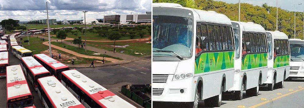 Rodoviários do Distrito Federal, que paralisaram as atividades há dez dias, afirmam que vão continuar em greve até que o problema dos pagamentos se resolva; a unidade da Federação virou o ano em meio a uma crise financeira em diversas áreas, e o novo governo ainda toma pé da situação; três cooperativas de transportes estão em greve; trabalhadores de uma delas, a Cootarde, voltaram a cruzar os braços dia 23 de dezembro, seguidos por assalariados da Coopatag e MCS