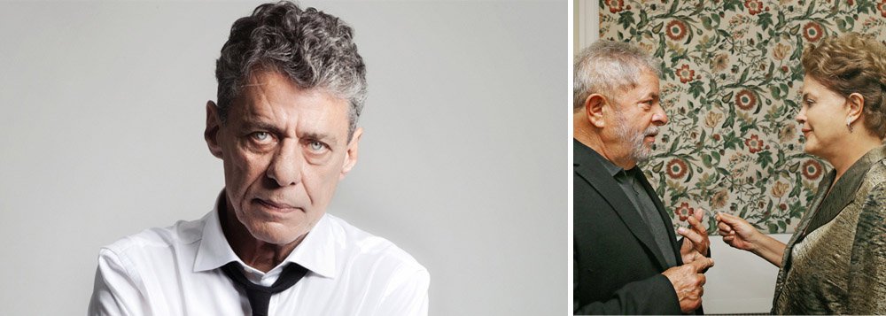 Um dos ícones da MPB, Chico Buarque fala sobre a atual crise política e diz que a mira da oposição não é apontada para a presidente Dilma Rousseff, mas para seu antecessor, pelo temor que ele volte em 2018; "O alvo não é a Dilma, mas o Lula; têm medo que Lula volte a se candidatar", declarou, em entrevista ao jornal El País; segundo ele, "querem acabar com o Partido dos Trabalhadores, querem enfraquecer o governo para que, em 2018, o PT chegue desgastado nas eleições"; Chico afirma que toma "partido" e que não tem "qualquer problema em declarar isso"; "Sempre apoiei o PT, agora a Dilma Rousseff e antes o Lula"