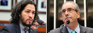 Deputado alerta que o presidente da Câmara, Eduardo Cunha (PMDB-RJ), e "seus discípulos" preparam um "golpe" para votar novamente a proposta de redução da maioridade penal, "mais uma de suas manobras para votar novamente uma proposta quase idêntica, dando um golpe em nossa Constituição, e impor a sua vontade autoritária"; segundo Jean Wyllys (PSOL-RJ), Cunha "vai tentar fazer o mesmo que fez com o financiamento empresarial de campanha: como perdeu, quer votar de novo"