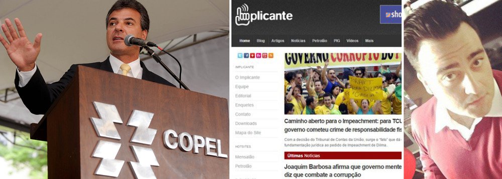 A Companhia Paranaense de Energia (Copel) também financiou ataques cibertucanos contra a presidenta Dilma Rousseff e o PT; a informação é de Fernando Gouveia, proprietário do Implicante, que registrou em seu perfil no Facebook que "a Agência Propeg é uma das empresas que são clientes da Appendix, entre as quais vale destacar a Vivas.Com, em contrato pelo qual prestamos serviço ao Governo do Paraná, numa ação para a Copel", escreveu Gouveia; nas eleições de 2014, os senadores Gleisi Hoffmann (PT) e Roberto Requião (PMDB) foram os alvos prediletos dos cibertucanos pró-Richa; eles funcionavam em um bunker instalado dentro do Palácio Iguaçu e agiam sob o guarda-chuva da franquia tucana Tenda Digital, que foi proibida pela Justiça Eleitoral na disputa pelo Palácio Iguaçu