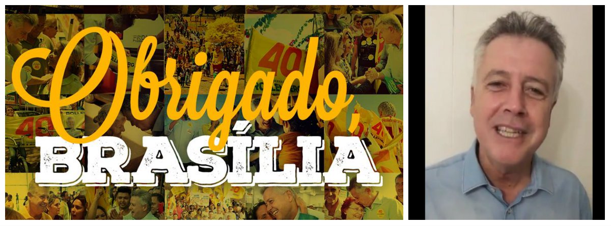 "A geração Brasília, pela primeira vez, vai ter a oportunidade de governar o DF. Fica a minha gratidão e a minha responsabilidade e compromisso de construir um DF melhor para todos", diz Rollemberg emocionado. "Fizemos um programa de governo ouvidndo a população; fizemos uma campanha ouvindo a população e vamos fazer um governo ouvindo a população"