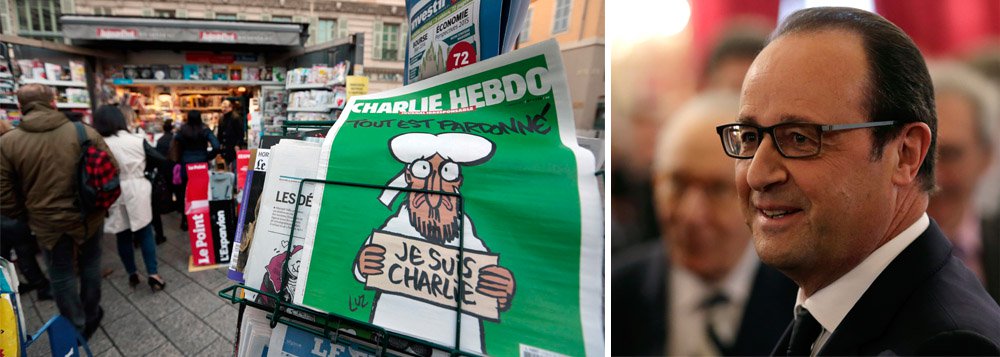 O atentado à redação do Charlie Hebdo, em Paris, produziu um verdadeiro milagre: a recuperação dos índices de aprovação de François Hollande, que era um dos líderes franceses com menor popularidade desde o pós-guerra; dois grandes institutos de pesquisa mostraram que os franceses aplaudiram a maneira como ele lidou com os piores ataques de militantes islâmicos contra o país; para completar, o Front Nacional, partido anti-imigração da líder de direita Marine Le Pen, sofreu um importante revés