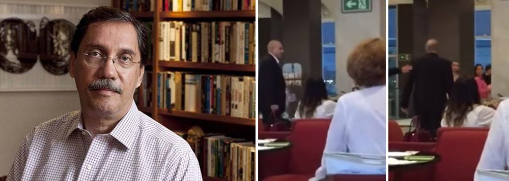 "A agressão ao ex-ministro Guido Mantega no Hospital Einstein, por todas as formas inaceitável, é um sintoma dos ânimos exaltados, mas também reflexo do estilo agressivo de fazer política que o PT levou adiante no país nos últimos 12 anos. Quem não é amigo é inimigo, e qualquer um pode ser amigo, desde que aceite a hegemonia petista. Uns mais iguais que os outros", disse o colunista Merval Pereira, do Globo, sobre a agressão sofrida pelo ex-ministro no Hospital Albert Einstein; a culpa, agora, é da vítima?