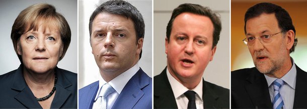 Os primeiros-ministros da Alemanha, Angela Merkel; da Itália, Matteo Renzi; da Grã-Bretanha, David Cameron; e da Espanha, Mariano Rajoy, confirmaram a presença na marcha convocada imediatamente depois do atentado contra o jornal satírico Charlie Hebdo; o presidente do Conselho Europeu, Donald Tusk, também estará presente; a manifestação ocorrerá na tarde de domingo