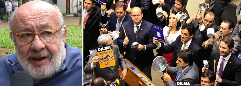 Jornalista descreve o cenário da Câmara na noite de ontem, durante a votação da MP 665, que faz parte do ajuste fiscal do governo, como "um festival de traições generalizadas, fisiologia explícita, agressões físicas e palhaçadas a cargo da 'trupe de choque' uniformizada do deputado Paulinho da Força Sindical"; ele destaca enquanto "aliados votaram contra o governo ou se ausentaram, oposicionistas ferozes votaram a favor do pacote fiscal"