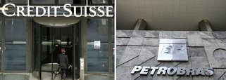 Porta-voz do banco suíço diz que as três principais agência de classificação --Moody's, S&amp;P e Fitch-- têm notas para a estatal iguais às do crédito soberano do Brasil, o que indica que a situação de rating da petroleira se agravaria no caso de a nota do Brasil ser reavaliada
