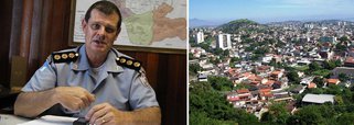 O comandante do batalhão da Polícia Militar (PM) de São Gonçalo, região metropolitana do Rio, coronel Fernando Salema, gravou um vídeo divulgado nas redes sociais para tranquilizar os moradores dos bairros Barro Vermelho e Santa Catarina; houve um confronto entre duas facções rivais; comandante classificou como "irresponsáveis" e causadoras de "pânico" mensagens postadas na internet sobre o tiroteio, o que teria gerado um clima de insegurança entre os moradores