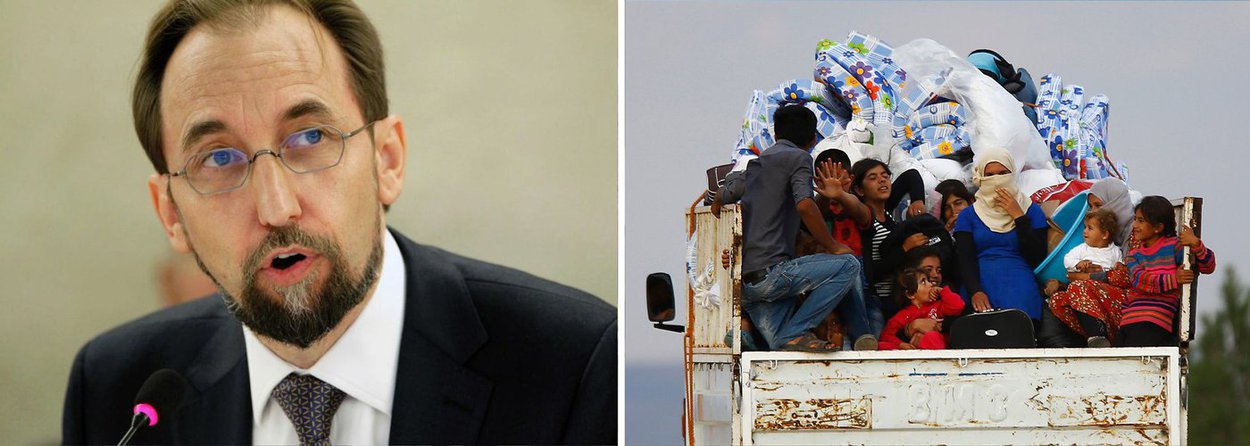 "A gama de violações e abusos perpetrados pelo Estado Islâmico e grupos armados associados a ele é estarrecedora, e muitos de seus atos podem equivaler a crimes de guerra ou crimes contra a humanidade", afirmou o novo Alto Comissário da ONU para os Direitos Humanos, Zeid Ra'ad al Hussein