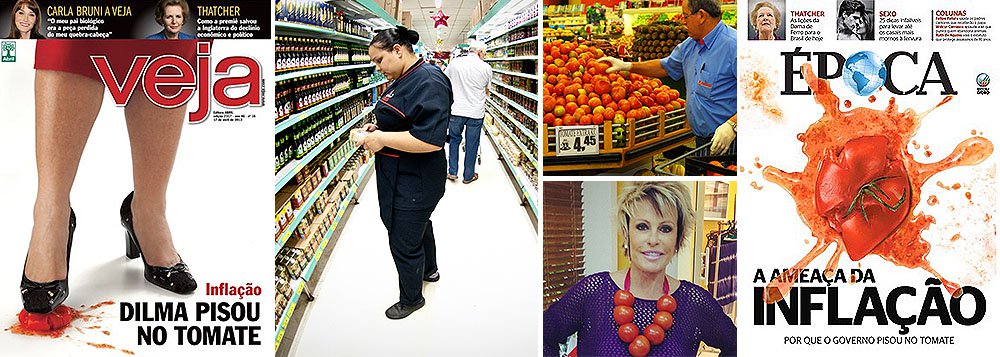 Depois de capas usando o tomate como símbolo da inflação, e de a apresentadora da Globo Ana Maria Braga aparecer com um colar da fruta para criticar seu preço, 2014, como tantas vezes previu a presidente Dilma Rousseff, 2014 fechou com o Índice Nacional de Preços ao Consumidor Amplo (IPCA), que mede a inflação, dentro do teto da meta do governo; o índice subiu 0,78% em dezembro e encerrou o ano com alta acumulada de 6,41%; a meta oficial era de 4,5%, com margem de dois pontos para mais ou menos