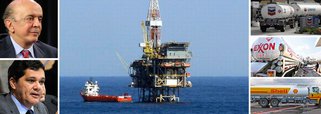 Senador José Serra (PSDB-SP) apresentou seu projeto que retira da Petrobras a exclusividade na exploração dos campos do pré-sal e defendeu a concessão a outras empresas privadas; "A empresa não tem condição de assumir esse encargo. Se a exploração ficar dependente da Petrobras, não avançará", disse ele; posição de Serra foi também defendida pelo senador Ricardo Ferraço (PMDB-ES): "os fatos da vida real vão se sobrepor a essa visão ideológica de querer dar ao Estado um papel além do que este deve ter"; dados da Petrobras, no entanto, apontam recordes sucessivos na exploração do pré-sal; marca mais recente foi de 737 mil barris/dia, ritmo de produção alcançado em tempo bem menor do que em outras bacias, como a de Campos (RJ); Plano Serra abre o pré-sal a empresas como Chevron, Shell e Exxon