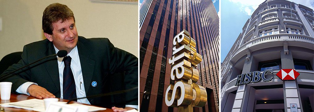 Safra e HSBC não identificaram quem depositou R$ 26 milhões em contas da GFD Investimentos, uma empresa de fachada do doleiro Alberto Youssef, como exige o Banco Central para combater lavagem de dinheiro; esquema de suborno a agentes públicos movimentou mais de R$ 10 bilhões