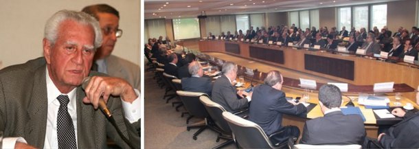 Presidente Antonio Oliveira Santos, reeleito para o cargo, ficará à frente da Confederação Nacional do Comércio de Bens, Serviços e Turismo no mandato 2014-2018; evento aconteceu em Brasília