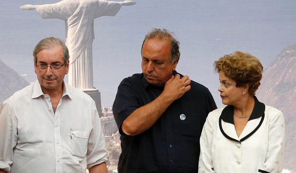 Governador do Rio de Janeiro, Luiz Pezão (PMDB) disse que a impopularidade não afeta apenas a presidente Dilma, mas todos os governadores e que o maior desafio é conter o desemprego; ele critica indiretamente o presidente da Câmara, Eduardo Cunha: "Crise para mim é horroroso. Procuro sentar na mesa, conversar com todos. Entendo que isso é da política, mas não gosto do autoritarismo, de pessoa autoritária”