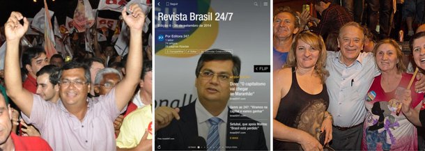 Em entrevista exclusiva, o "comunista" Flávio Dino, que lidera as pesquisas no Maranhão e deve encerrar a era Sarney, símbolo da velha política, promete implantar o verdadeiro capitalismo no estado. "Aqui ninguém usará o poder para fazer negócios"; No Rio Grande do Sul, o governador gaúcho Tarso Genro revela, também em entrevista exclusiva, sua estratégia para tentar virar o jogo e superar a candidata Ana Amélia; outro destaque é o apoio de 7,7 milhões de brasileiros à reforma política; no campo oposicionista, o banqueiro Roberto Setubal, do Itaú, apoia Marina e diz que o Brasil se perdeu; leia a íntegra