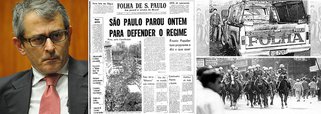 Em editorial publicado nesta sexta-feira, o jornal comandado por Otávio Frias Filho se posiciona contra a revisão da Lei da Anistia, de 1979; "por mais que seus efeitos possam ser repugnantes do ângulo humanitário, sobretudo para os atingidos pela violência ditatorial, a anistia irrestrita é um dos pilares sobre os quais se apoia a democracia brasileira", diz o texto; ontem, a Folha, citada no relatório da Comissão Nacional da Verdade, admitiu ter apoiado o golpe de 1964; "Em 1964 a Folha apoiou o golpe, como quase toda a grande imprensa", disse o jornal, que emprestava carros para que presos políticos fossem levados ao DOI-Codi
