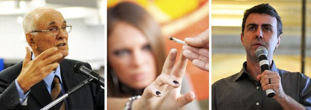 Ex-prefeito do Rio da Janeiro na década de 1980, Saturnino Braga defende a "legalização regulamentada do uso e comércio de drogas"; para ele, este é o único caminho para reduzir os índices de violência no país, sobretudo no Rio de Janeiro; "Eu, pessoalmente, estou bem convencido da tese, que não é nova nem extravagante, mas parece revolucionária diante da imobilidade conservadora que só encontra soluções  na reação armada", diz; ele diz ainda que tem "forte tendência a aceitar a ideia de Marcelo Freixo (PSOL) em relação ao tema, que propõe que adolescentes infratores sejam obrigados a frequentar a escola até concluir o Ensino Médio 