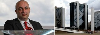 Banco do Brasil acaba de divulgar seu resultado do último trimestre de 2014: um lucro de R$ 2,95 bilhões, que veio acima das previsões de mercado; é o primeiro resultado que será debatido com analistas pelo novo presidente, Alexandre Abreu