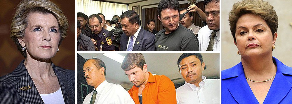 Depois da Holanda, é a vez de a Austrália repudiar a pena de morte na Indonésia; "O governo australiano é contra a pena de morte em todas as instâncias e tem sido uma posição consistente de todos os governos há muitos anos e, por isso, somos contra uma situação em que cidadãos do país estejam prestes a ser executados", disse a ministra australiana dos Negócios Estrangeiros, Julie Bishop; no Brasil, governo Dilma foi alvo de críticas por tentar livrar um brasileiro do corredor da morte, executado no último sábado; defesa quer agora internar Rodrigo Gularte, também condenado à morte no país, para que não seja executado