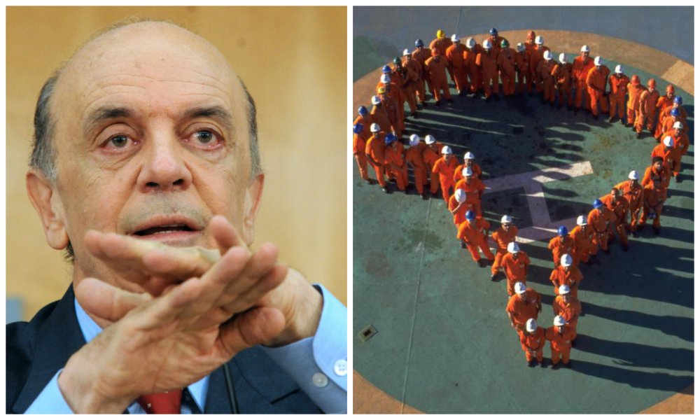 Jornalista Fernando Britto critica projeto de lei do senador José Serra (PSDB-SP) para encolher a Petrobras: 'conversinha sórdida de que "a Petrobras está sobrecarregada" é sua maneira finória de, em um mês e meio de mandato, cumprir as suas juras de fidelidade aos interesses das petroleiras estrangeiras, que não querem a Petrobras – e o Brasil – com o controle nem econômico nem operacional dos poços gigantes do pré-sal'; "Há Judas que não esperam nem a Aleluia"