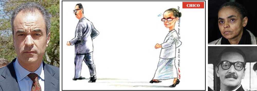 Com charge de Chico Caruso, jornal dá o primeiro sinal de que uma eventual vitória da candidata do PSB também inquieta os Marinho; entre as semelhanças com o ex-presidente, está a proposta de um novo Brasil e uma nova política, em uma candidatura que é mais simbólica do que real, como definiu Ricardo Kotscho; neste fim de semana, internautas questionaram a falta de rumo da candidata após o episódio com Silas Malafaia