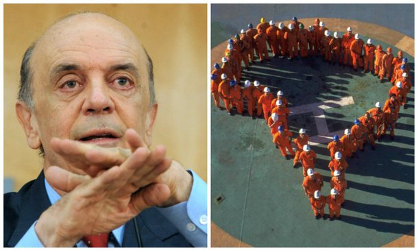 Jornalista Fernando Britto critica projeto de lei do senador José Serra (PSDB-SP) para encolher a Petrobras: 'conversinha sórdida de que "a Petrobras está sobrecarregada" é sua maneira finória de, em um mês e meio de mandato, cumprir as suas juras de fidelidade aos interesses das petroleiras estrangeiras, que não querem a Petrobras – e o Brasil – com o controle nem econômico nem operacional dos poços gigantes do pré-sal'; "Há Judas que não esperam nem a Aleluia"