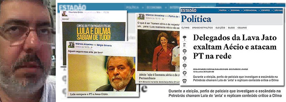 "Trata-se de uma corporação armada, não de profissionais liberais debatendo posições políticas. Que delegados tenham preferências eleitorais ninguém discute. Mas o teor de suas mensagens eletrônicas, associado ao vazamento seletivo de depoimentos supostos ou verdadeiros, fere o limite que separa convicções ideológicas da utilização tendenciosa de um processo oficial", diz o colunista Ricardo Melo; ele também critica o ministro Gilmar Mendes por não devolver ao STF o processo que trata do fim do financiamento privado de campanha