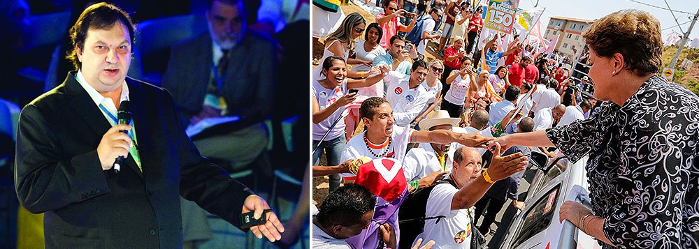 "Assim como não podemos descartar a ida de Aécio Neves (PSDB) para o segundo turno, também não podemos dizer que não haverá uma resolução da eleição já na primeira fase", disse o diretor do Datafolha, Mauro Paulino, sobre a vantagem da presidente Dilma Rousseff; na última pesquisa do instituto, divulgada na sexta-feira, a candidata do PT à reeleição aparece com 40% das intenções de voto, Marina Silva, do PSB, com 27%, e Aécio Neves com 18%