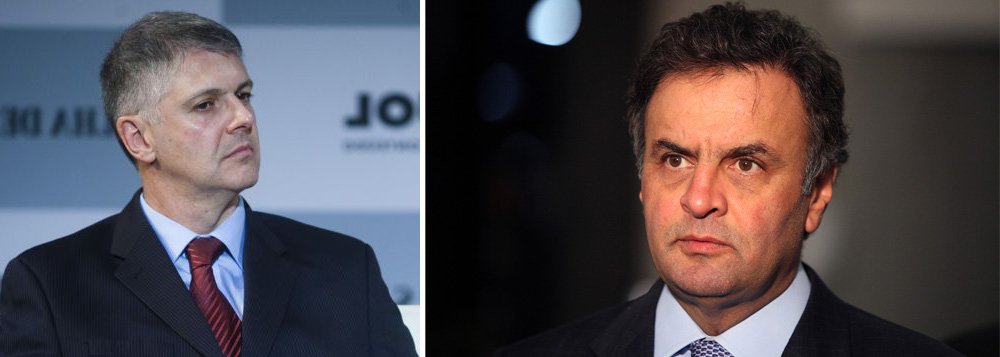 Segundo o colunista, após o debate do SBT, os repórteres dos principais veículos de comunicação correram para o palco para falar com os candidatos mais importantes: a presidente Dilma Rousseff e a ex-senadora Marina Silva; "Aécio Neves foi saindo por trás dos púlpitos e ainda teve de ouvir uma piada da presidente: 'Ô, Aécio, vai querer sentar na minha cadeira?'"