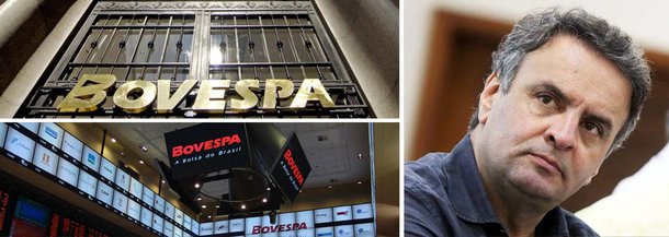 Índice viveu dia de montanha-russa; chegou a subir 1,31% na abertura do pregão desta quarta-feira 8, em meio a especulações eleitorais, mas depois sofreu queda de mais de 2% em meio a rumores de que uma denúncia contra o candidato Aécio Neves (PSDB) pode ser divulgada na imprensa; informações, porém, não foram publicadas nem confirmadas até o momento; com a indicação do Fed de que manterá as taxas de juros baixas por "tempo considerável", a Bovespa amenizou as perdas, fechando em queda de 0,66%