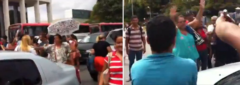 Funcionários terceirizados que prestam serviços para o governo do Distrito Federal fizeram um protesto por conta de salários atrasados; os participantes da manifestação dizem que receberam apenas 50% dos vales refeição e transporte e o 13º salário; de acordo com o sindicato da categoria, o GDF não deu prazo para fazer o repasse às empresas; a paralisação dos terceirizados afeta serviços em escolas, hospitais, administrações regionais e sedes de outros órgãos; o GDF tem cerca de 30 mil funcionários terceirizados em 12 empresas
 