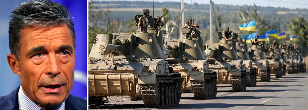 "Estamos diante de uma mudança dramática no âmbito da segurança", disse o secretário-geral da Otan, Anders Fogh Rasmussen; "A leste, a Rússia está atacando a Ucrânia"; declaração elevou a retórica ocidental contra Moscou e definiu o tom para a cúpula de dois dias, marcada pelo retorno do confronto Leste-Oeste 25 anos após a queda do Muro de Berlim