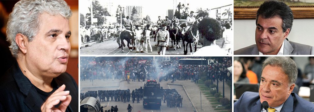 Colunista Ricardo Noblat compara o massacre de Beto Richa contra os professores com a violência ocorrida em 1988, quando o estado era governado pelo atual senador Alvaro Dias (PSDB-PR); "Álvaro já havia avisado que não conversaria com grevistas. Ainda assim, os professores marcharam em direção ao palácio do governo. Foram recebidos pela tropa de choque, pisoteados pela cavalaria da PM, atingidos por balas de borracha e bombas de gás lacrimogêneo", diz ele; "O PSDB parece não saber lidar com manifestações populares. Ou vai ver que ao seu modo sabe, sim"