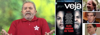 Em vídeo divulgado nesta quinta-feira 30, ex-presidente Lula fez uma análise, um desabafo e uma crítica contundente à revista Veja; "Essa revista odeia o PT, odeia os governos do PT, nós temos de entender isso e não ter azia por causa disso", assinalou Lula; "Se você olha a revista Veja achando que ela é uma revista de informação, você fica nervoso pelo monte de mentiras que tem nela. Mas se você olha para ela como um panfleto da campanha do Aécio Neves, ai você entende", disse; ele próprio deu sua posição: "Faz muito tempo que eu não leio a revista Veja"; sob risco de ser condenada por crime eleitoral e ter de conceder novo direito de resposta ao PT, publicação de Gianca Civita, dirigida por Fábio Barbosa e Eurípedes Alcântara, está em apuros