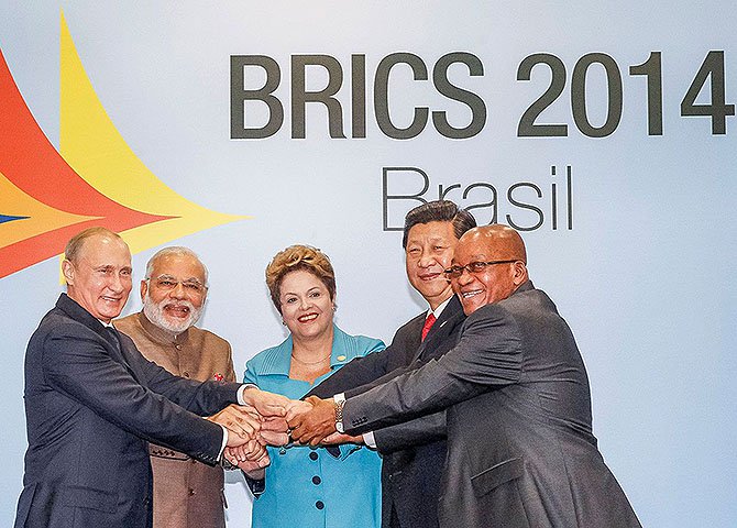 O estreitamento das alianças da Rússia com a China, assim como os acordos do Brics, contribuíram para configurar um novo desenho geopolítico do mundo