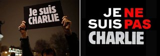O ataque terrorista contra o jornal Charlie Hebdo chocou o mundo e fez surgir o bordão "Je suis Charlie" ("Sou Charlie") que ganhou o mundo através das redes sociais; mas a comoção mundial provocada pelos massacres encontra resistências seja por parte dos sobreviventes dos atentados que vêem com desconfiança o apoio de determinadas lideranças políticas, ou daqueles que consideram o semanário ofensivo, ou dos que questionam o histórico de direitos humanos dos mais de 40 líderes mundiais que participam da marcha deste domingo em Paris