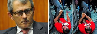"A foto da briga entre militantes petistas e reacionários a favor do impeachment demonstra a parcialidade política do jornal. É campanha descarada a favor de um sectarismo partidário instigado pela grande imprensa em geral. É fácil manipular fotos de brigas e não mostrar que houve agressão dos dois lados", disse João Humberto Venturini, de Piracicaba, sobre a edição da Folha a respeito do confronto antes do ato em defesa da Petrobras, no Rio; "O jornal prefere mostrar só um lado e fica clara a intenção de criar um clima hostil e de confronto"