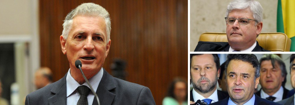 Deputado Rogério Correia (PT-MG), que foi à Procuradoria Geral da República com novo pedido para que o senador tucano seja investigado na Operação Lava Jato, afirma em entrevista ao Blog da Cidadania que as provas que Rodrigo Janot tem agora "são muito mais contundentes do que as que ele tinha em relação a outros que denunciou recentemente ao STF. Essas novas provas são extremamente robustas"; leia a íntegra