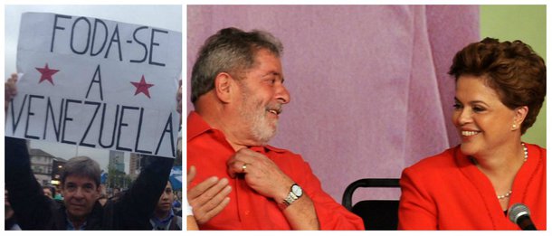 Jornalista Fernão Lara Mesquita, herdeiro do jornal “O Estado de S. Paulo”, que caminhou pelas ruas de São Paulo com o cartaz “Foda-se a Venezuela”, em ato pro-Aécio, critica campanha do PT; “sob a regência do ex-presidente Lula, vem recrudescendo seus votos de ódio e suas ameaças de vinganças "inimagináveis" contra quem ousar resistir-lhes”