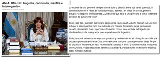 Em carta aberta divulgada no Facebook, presidente da Argentina, Cristina Kirchner, diz que promotor Alberto Nisman tirou a própria vida; ela questiona a publicação sequencial de capas do jornal "Clarín" sobre a denúncia, que, segundo a presidente, busca “desviar, mentir, encobrir e confundir”; levanta ainda questões sobre o fato dele ter antecipado sua volta das férias e ter deixado suas filhas, menores de idade, sozinhas na Espanha