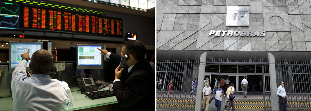 Índice de ações da Bovespa abriu em baixa de 1,19%, a 55.466 pontos, e registra perdas até o período da tarde, com cenário externo e digerindo pesquisas eleitorais, que apontaram ontem empate técnico entre Dilma e Aécio; destaque para a queda das ações que compõem o chamado "kit eleições" composto por estatais e bancos; papéis da Petrobras chegaram a derreter 6%; às 14h35, tinham perdas de 3,97%