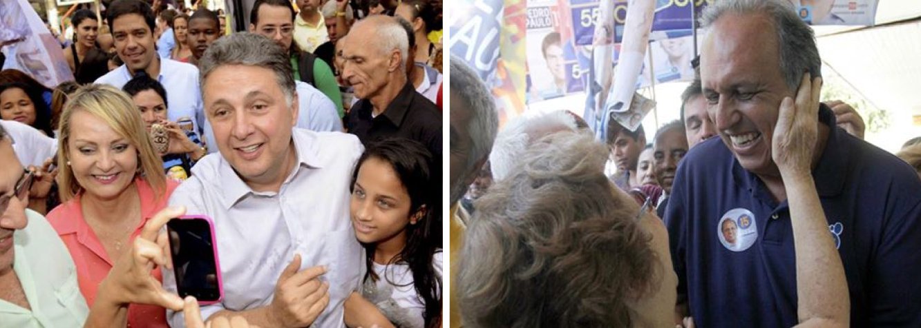 De acordo com o instituto, os dois candidatos devem disputar o segundo turno no Rio de Janeiro; enquanto o ex-governador Anthony Garotinho, do PR, tem 26%, o atual, Luiz Fernando Pezão, do PMDB, foi a 25%; no segundo pelotão aparecem Marcelo Crivella, do PRB, com 17%, e Lindberg Farias, do PT, com 9%