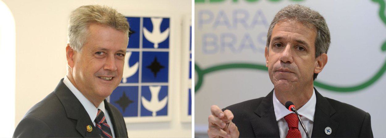Governador do Distrito Federal, Rodrigo Rollemberg e o ministro da Saúde, Arthur Chioro, assinaram um acordo de cooperação técnica para que a pasta ajude na gestão da crise enfrentada pelo setor em Brasília; ministro informou que os especialistas da pasta vão prestar consultoria e o acordo não caracteriza intervenção; Rollemberg disse considerar "indispensável esse apoio dado pelo Ministério da Saúde, trazendo profissionais experimentados e com grande conhecimento em gestão de rede e de crise"