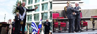 O esquerdista Tabaré Vázquez assumiu neste domingo a presidência do Uruguai, no terceiro mandato consecutivo da esquerda; Vásquez foi o primeiro presidente de esquerda no Uruguai, entre 2005 e 2010, e assume o comando do país após a gestão de José Mujica, o ex-guerrilheiro que viveu mais de uma década na prisão; "Há exatamente dez anos, neste mesmo lugar, eu me dirigia à Assembleia Geral do poder Legislativo para assumir a presidência da República Oriental do Uruguai. Hoje a vida me dá uma segunda oportunidade", disse