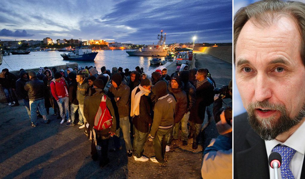 Para o chefe de direitos humanos das Nações Unidas, Zeid Ra'ad Al Hussein, bloco deveria buscar uma "abordagem mais sofisticada, mais corajosa e menos insensível" sobre imigrantes que muitas vezes morrem tentando chegar à Europa em barcos improvisados; sob impacto das prováveis mortes de perto de mil imigrantes africanos em naufrágios recentes, Zeid descreveu as iniciativas da União Europeia como "reações políticas míopes e de curto prazo que servem aos movimentos populistas xenófobos que envenenaram a opinião pública"