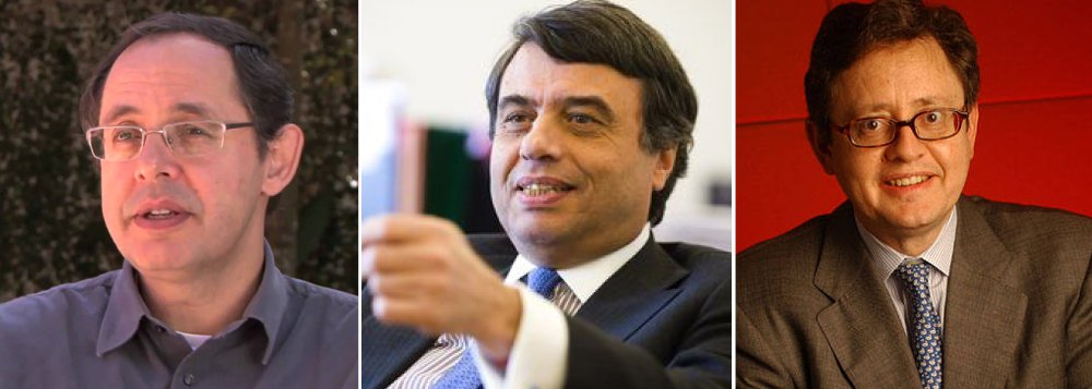 O economista Eduardo Giannetti da Fonseca, guru de Marina Silva e um de seus porta-vozes em temas econômicos, confindenciou sobre quem seriam os nomes ideais para o Ministério da Fazenda: Murilo Portugal, presidente da Febraban (a associação dos bancos privados), ou Paulo Leme, presidente do banco americano Goldman Sachs no Brasil; será que isso dá votos à candidata?