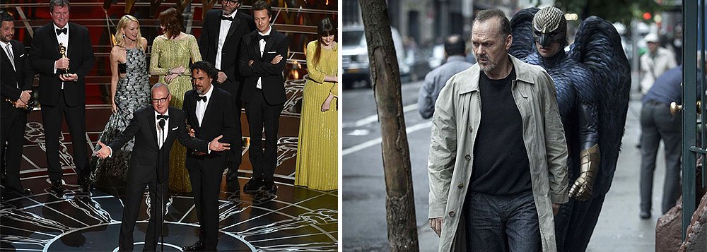 Filme do cineasta mexicano Alejandro González Iñárritu se sagrou o grande vencedor deste domingo, na 87ª edição do Oscar, com quatro estatuetas: filme, diretor, roteiro original e fotografia; "O Grande Hotel Budapeste" dominou as categorias técnicas e também levou quatro prêmios; e "Boyhood: da Infância à Juventude", considerado um dos favoritos, só foi premiado com Patricia Arquette, melhor atriz coadjuvante