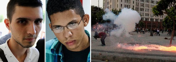 Fabio Raposo Barbosa e Caio Silva de Souza, acusados de atirar o rojão que provocou a morte do cinegrafista Santiago Andrade, em fevereiro de 2014, não responderão mais por homicídio doloso e deverão ser libertados; foi mantida, no entanto, a acusação de explosão seguida de morte; os dois poderão aguardar o julgamento em liberdade